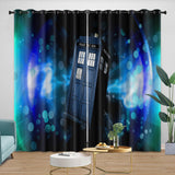 Doctor Who Curtains Blackout Window Drapes Room Decoration