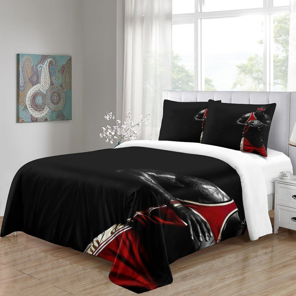 Lakers LeBron Raymone James Bedding Set Pattern Quilt Duvet Cover