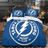 Tampa Bay Lightning Bedding Set Quilt Duvet Cover Without Filler