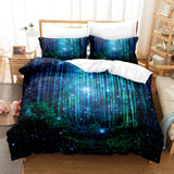 3-Piece Coastal Beach Theme Bedding Sets Duvet Cover Set Bed Sheets - EBuycos