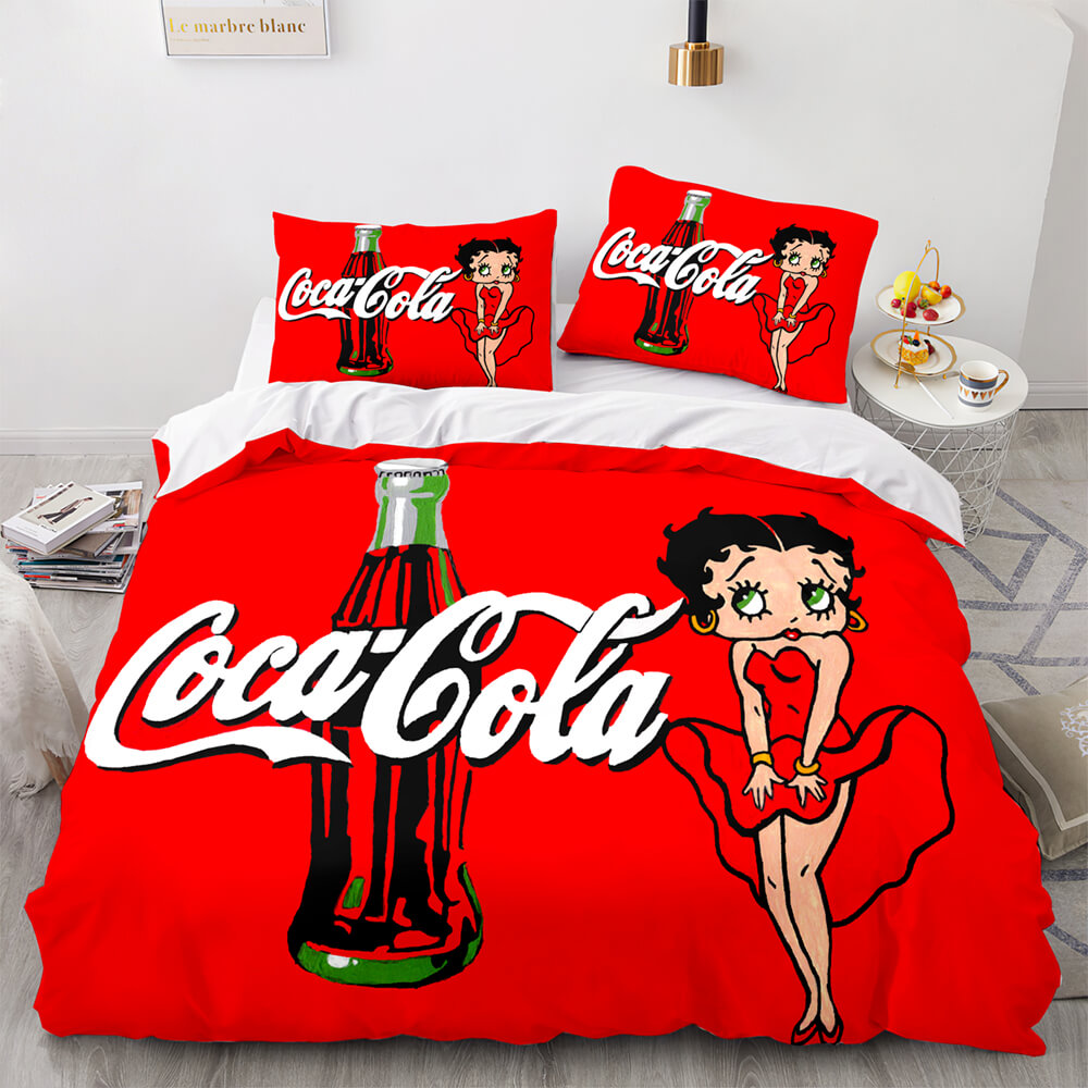 Betty Boop Cosplay Bedding Sets Duvet Covers Comforter Bed Sheets - EBuycos