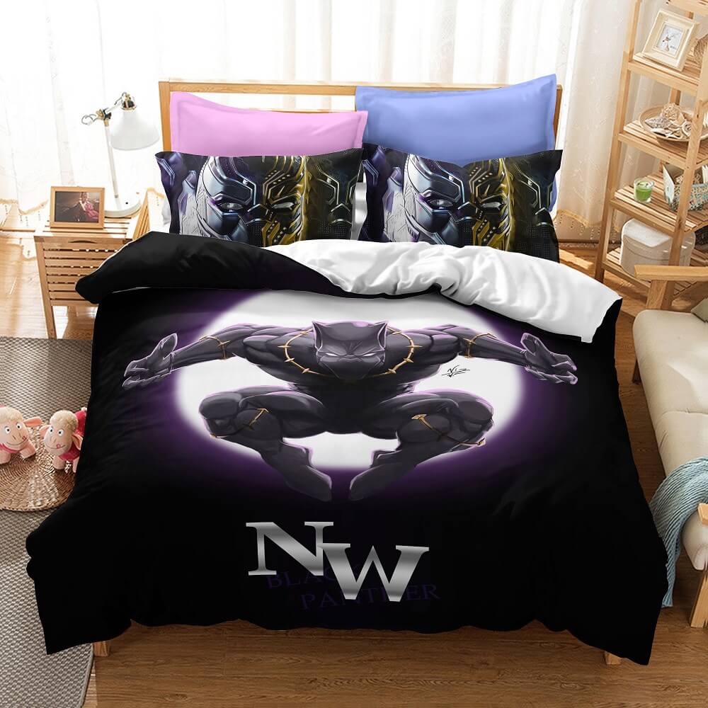 Black Panther Bedding Set Duvet Covers Bed Sets - EBuycos