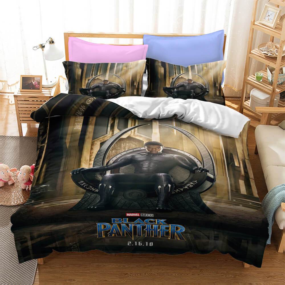 Black Panther Bedding Set Duvet Covers Bed Sets - EBuycos