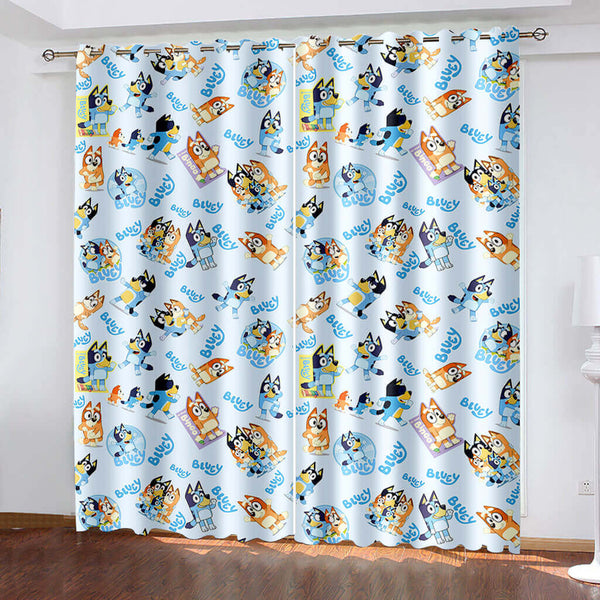 Bluey Curtains Blackout Window Treatments Drapes for EBuycos