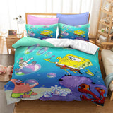 SpongeBob SquarePants Bedding Set Duvet Covers Comforter Bed Sheets - EBuycos