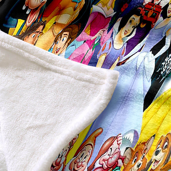 Disney Princess Snow White Blanket Flannel Throw Room Decoration EBuycos