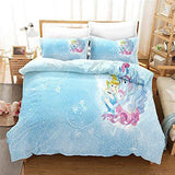 Disney Princess Snow White Cosplay Bedding Set Duvet Cover Bed Sheets - EBuycos