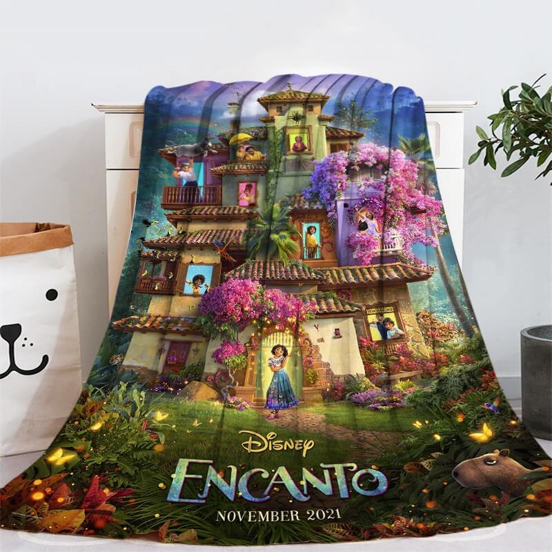 Encanto Blanket Cosplay Flannel Throw Room Decoration