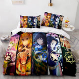 Japan Anime Demon Slayer Bedding Set Cosplay Duvet Cover Bed Sets