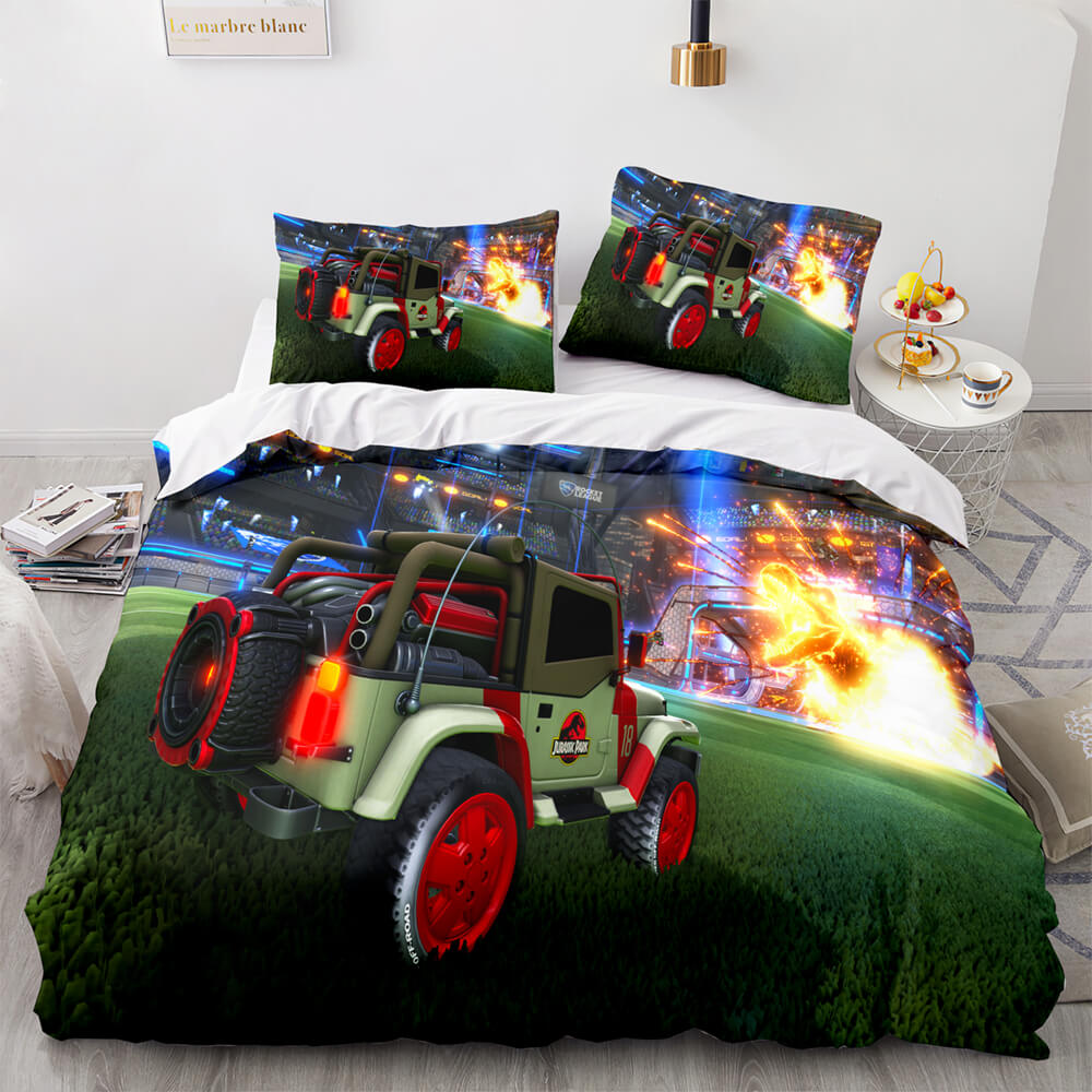 Jeep 4X4 Vehicle Off-Road Adventure Car Bedding Set Duvet Cover Sheets - EBuycos