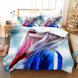 Joker Harley Quinn Cosplay 3 Piece Bedding Set Duvet Cover Bed Sheets - EBuycos