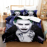 Joker Harley Quinn Cosplay 3 Piece Bedding Set Duvet Cover Bed Sheets - EBuycos