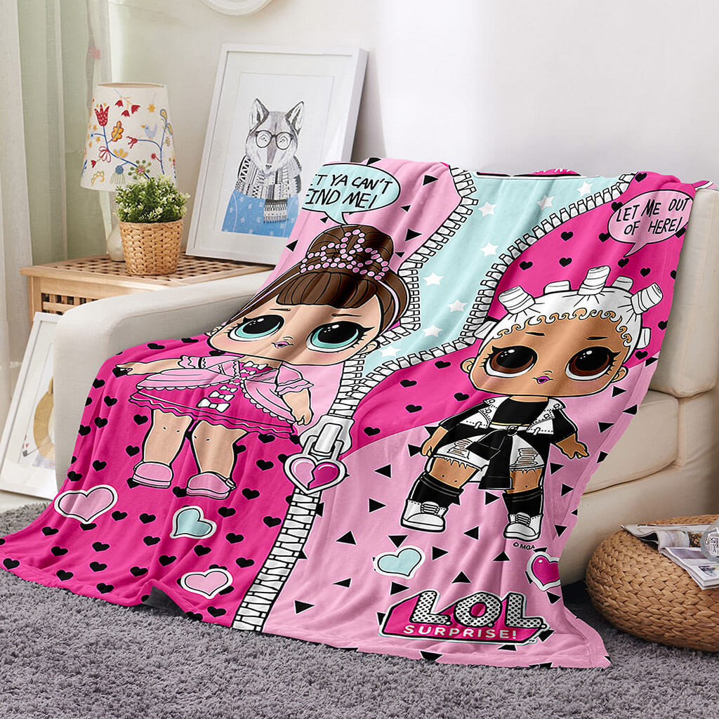 L.O.L Surprise Blanket Flannel Fleece Throw Blanket Room