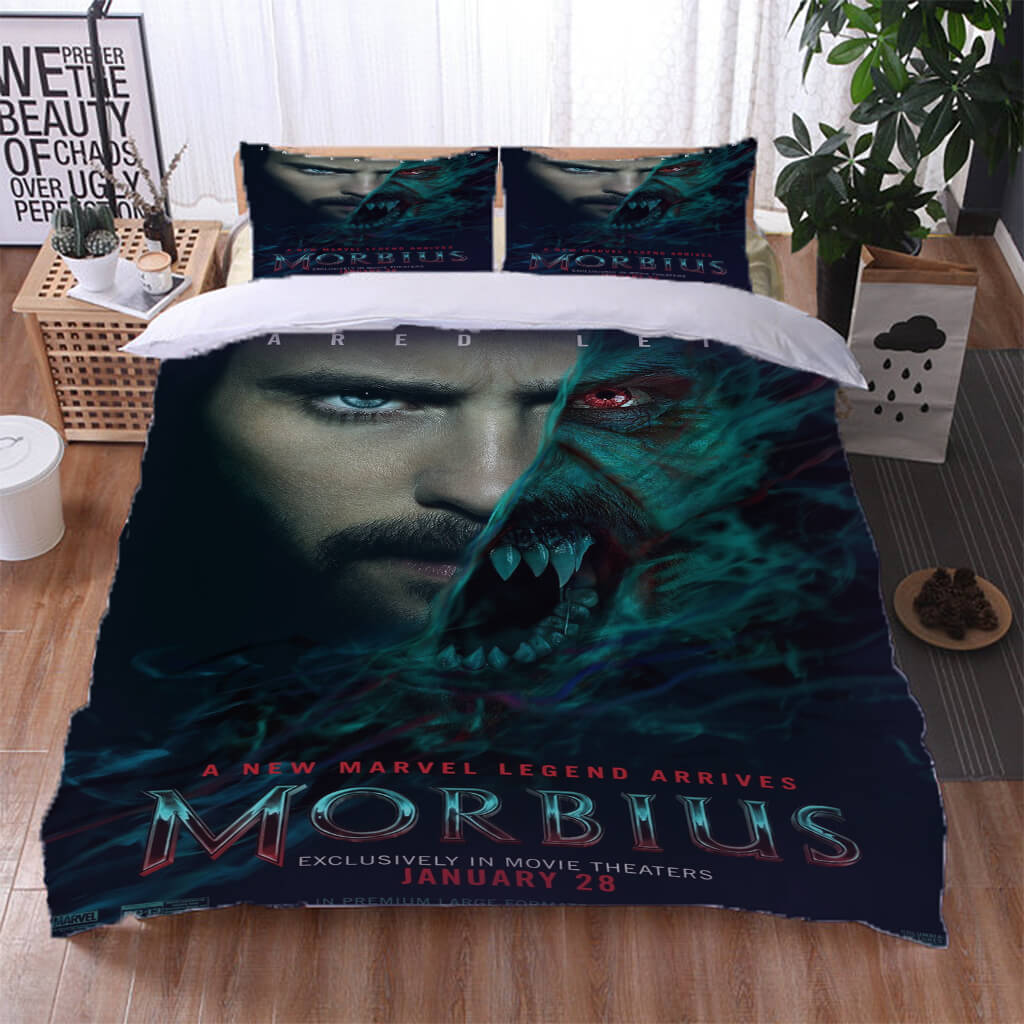 Morbius Bedding Set Cosplay Quilt Cover Without Filler EBuycos