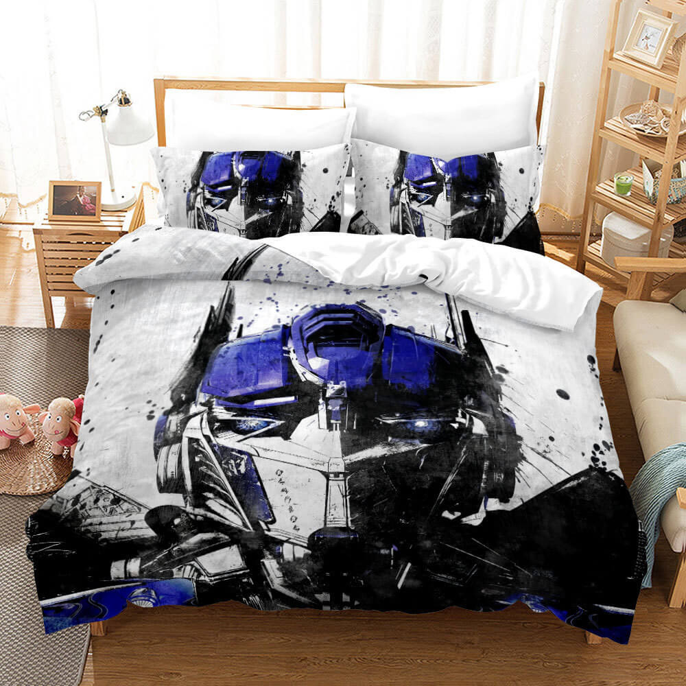 Movie Transformers Optimus Prime Bedding Sets Duvet Cover Bed Sheets - EBuycos