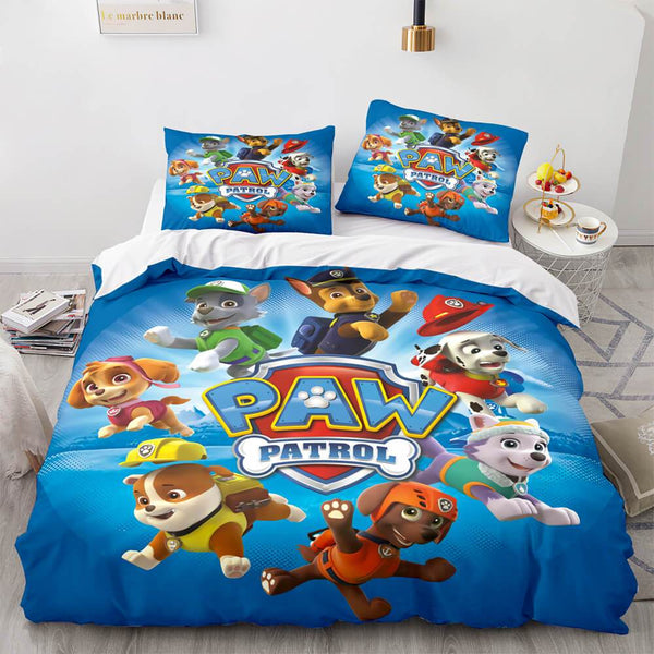 Housse Couette Flanelle Enfant Paw Patrol - Bettwäsche - Renforcé - 40 X 60 / 100 X 135 Cm Produit Neuf Livraison Complète Housse Couette Flanelle Enfant Paw Patrol - Bettwäsche - Renforcé - 40 X 60 / 100 X 135 Cm Produit Neuf Livraison Complète