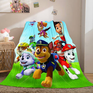 PAW Patrol Flannel Fleece Throw Cosplay Blanket Halloween Comforter Sets - EBuycos