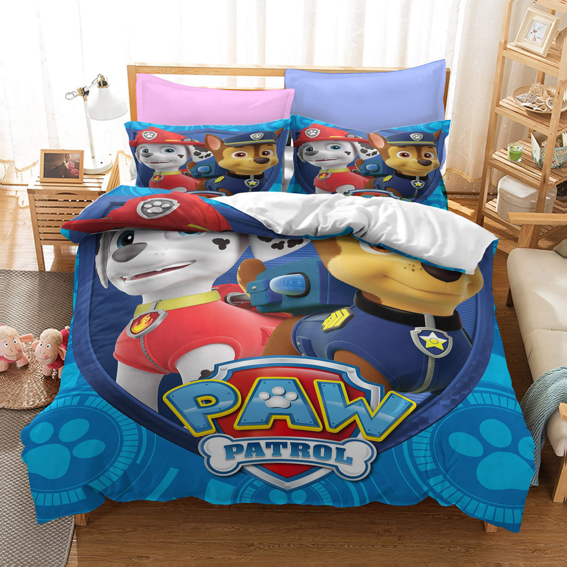 PAW Patrol Season 1 Bedding Set Kids Quilt Cover Without Filler EBuycos