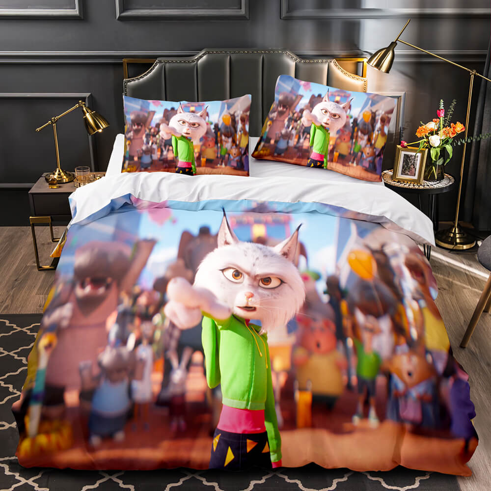 Sing 2 Bedding Set Quilt Duvet Cover Pillowcase Bedding Sets – EBuycos