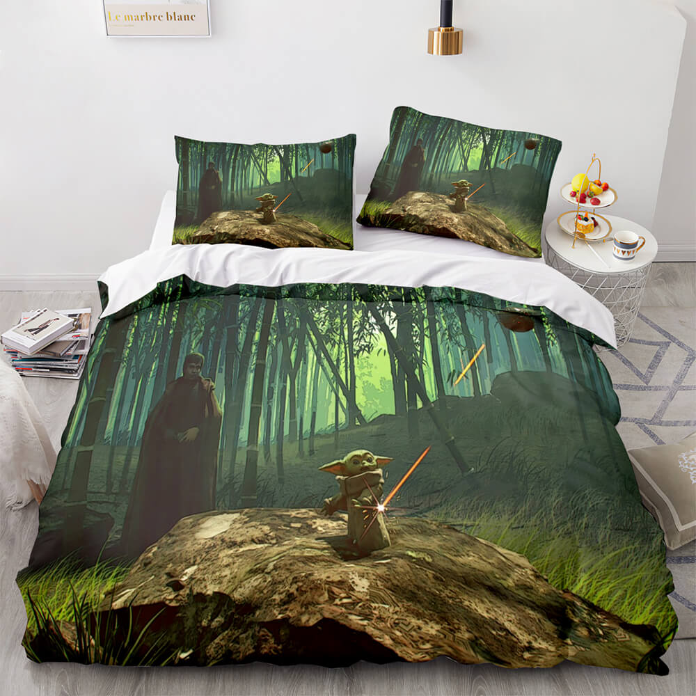 Star Wars The Book of Boba Fett Bedding Set Trailer Stills Duvet Cover - EBuycos