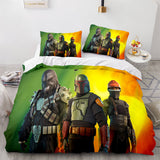 Star Wars The Book of Boba Fett Bedding Set Trailer Stills Duvet Cover - EBuycos