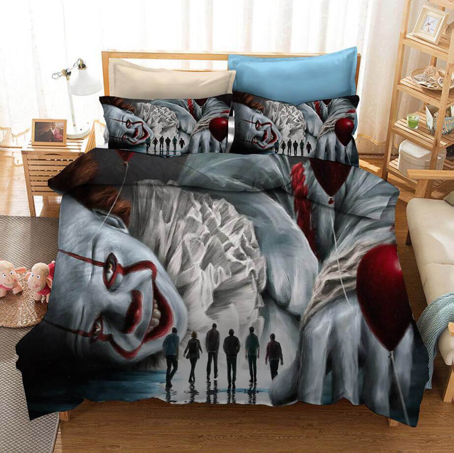 Stephen King's It Pennywise Bedding Set Duvet Cover - EBuycos