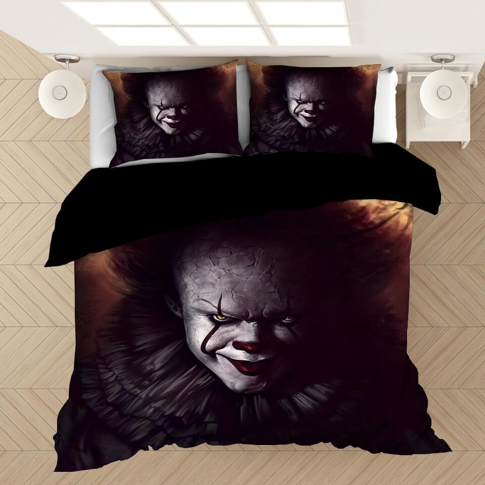 Stephen King's It Pennywise Bedding Set Duvet Cover - EBuycos