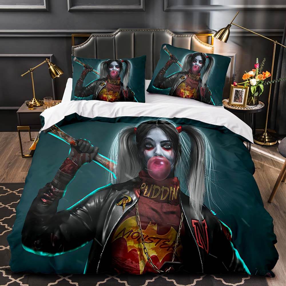 Suicide Squad Harley Quinn Deadpool Bedding Quilt Duvet Cover Sets – EBuycos