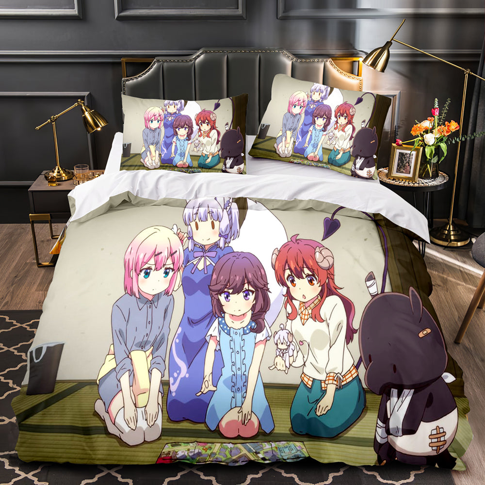 The Demon Girl Next Door 2nd Season Bedding Set Quilt Duvet Cover Bed Sets