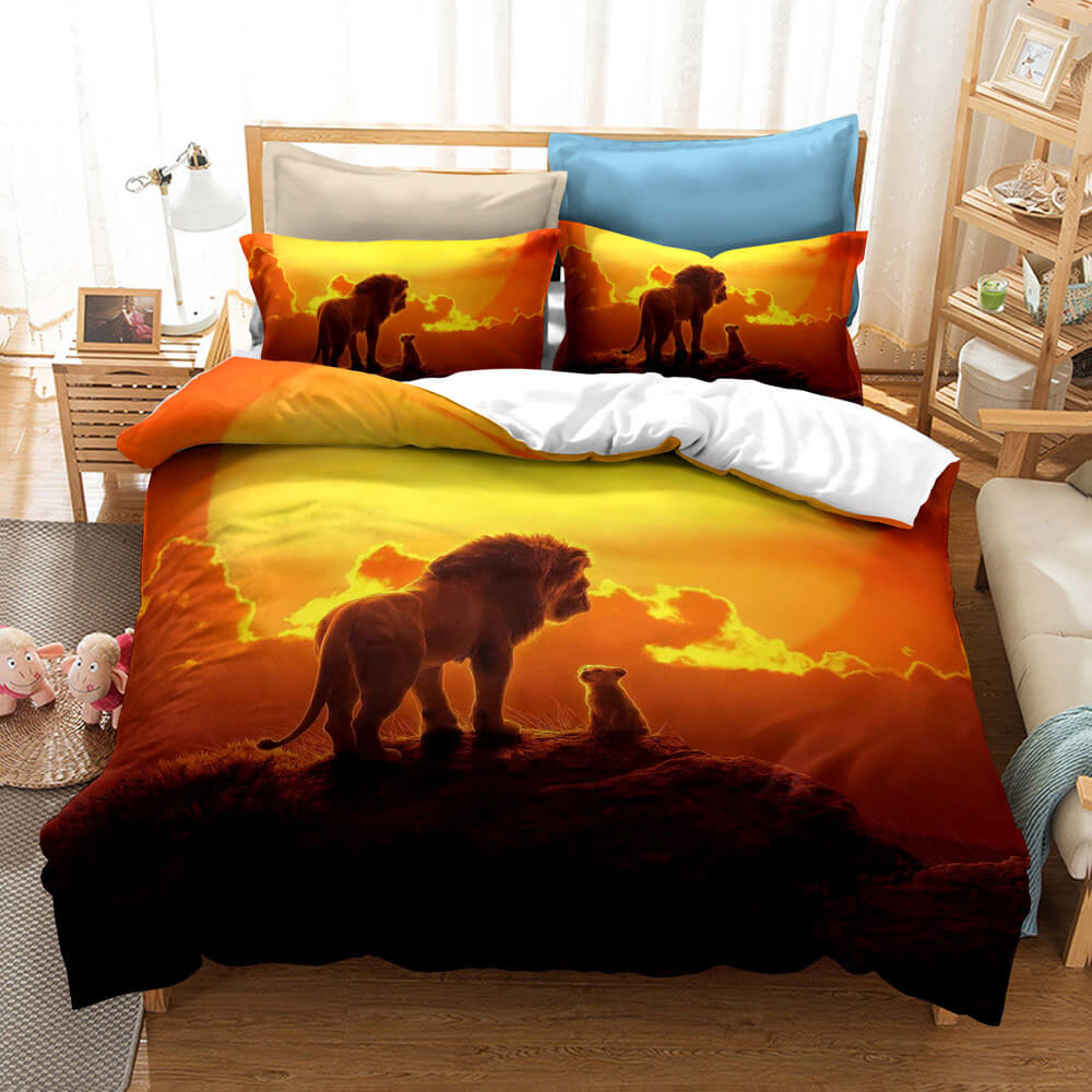The Lion King Cosplay Kids Bedding Set Quilt Cover Without Filler EBuycos