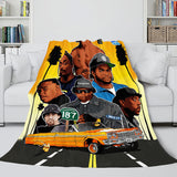 Tupac Amaru Shakur Flannel Blanket Fleece Throw Blanket Bedding Sets - EBuycos