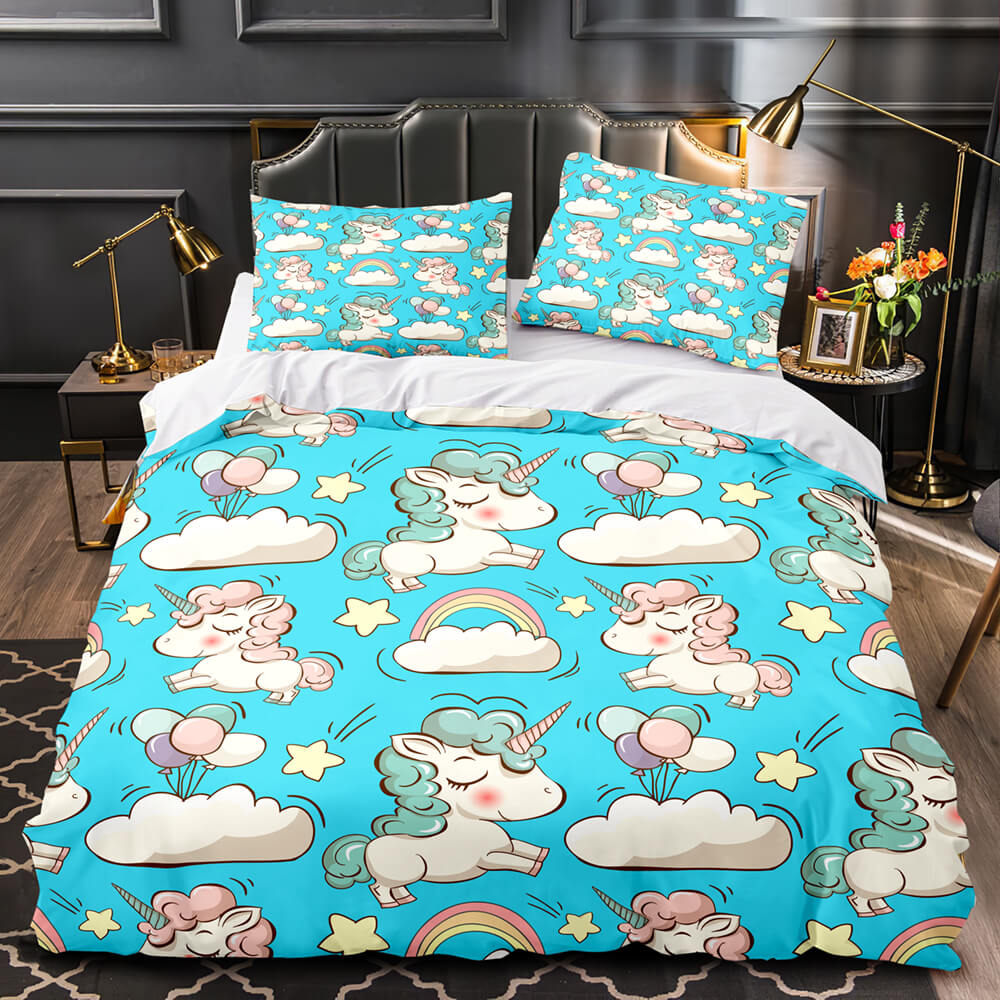 Single bed unicorn bedding online