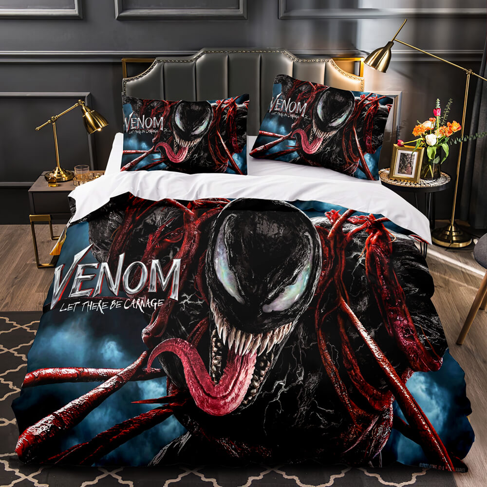Venom Let There Be Carnage Bedding Set Quilt Duvet Covers Bed Sets - EBuycos