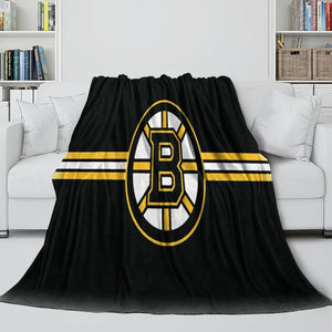 Boston Bruins Blanket Flannel Throw Kids Room Decoration