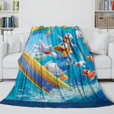 Donald Duck Blanket Flannel Fleece Throw Room Decoration