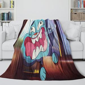 Amazing World of Gumball Blanket Flannel Throw Room Decoration