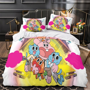 Amazing World of Gumball Duvet Cover Bedding Set Without Filler