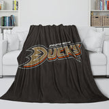 Anaheim Ducks Blanket Flannel Throw Kids Room Decoration