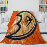 Anaheim Ducks Blanket Flannel Throw Kids Room Decoration