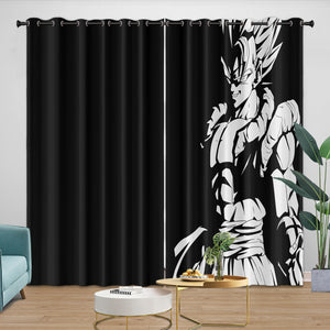 Anime Dragon Ball Curtains Blackout Window Kids Room Drapes