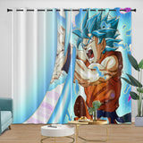 Anime Dragon Ball Curtains Blackout Window Kids Room Drapes
