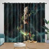 Anime Dragon Ball Curtains Blackout Window Kids Room Drapes