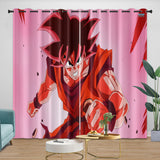 Anime Dragon Ball Curtains Blackout Window Pattern Kids Room Drapes