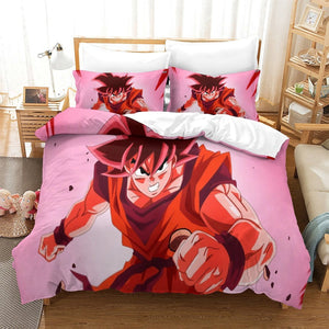 Anime Dragon Ball Duvet Cover Kids Room Bedding Set Without Filler