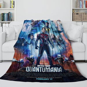 Ant-Man and The Wasp Quantumania Blanket Flannel Fleece Throw