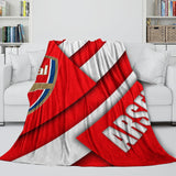 Arsenal Football Club Blanket Flannel Throw Room Decoration