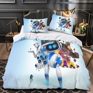 Astro Bot Bedding Set Quilt Cover Without Filler