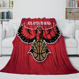 Atlanta Hawks Blanket Flannel Fleece Throw Room Decoration