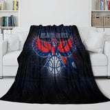 Atlanta Hawks Blanket Flannel Fleece Throw Room Decoration
