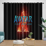Avatar Fire and Ash Curtains Blackout Window Drapes Room Decoration